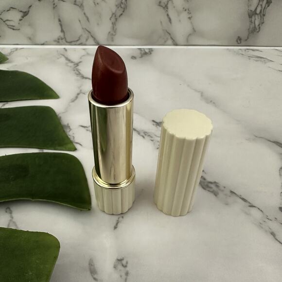 Estee Lauder All Day Lipstick Makeup Spiced Cider Dark Ribbed Case Cream Tube - Picture 1 of 3